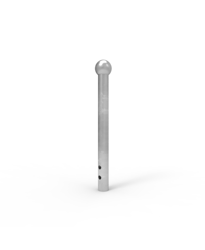 Ball Fence End Post for W Beam Galvanised Barrier
