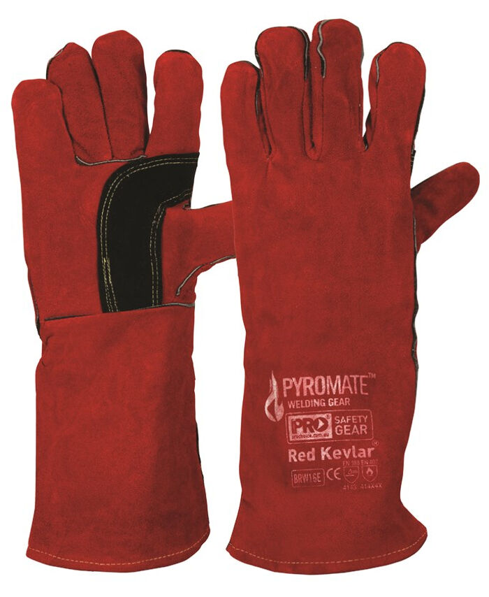 Pyromate Pyromate Red Kevlar Welders Glove | Safety Gloves | Pro Choice Safety
