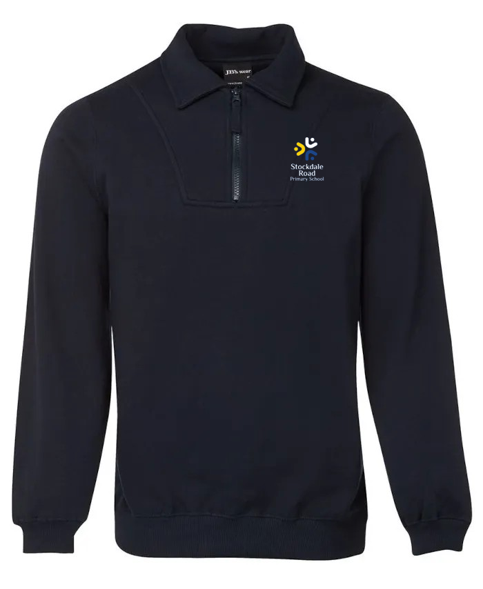 WORKWEAR, SAFETY & CORPORATE CLOTHING SPECIALISTS JB's 1/2 ZIP FLEECY SWEAT