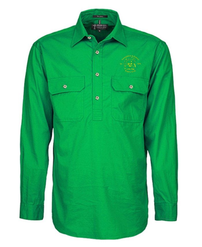 WORKWEAR, SAFETY & CORPORATE CLOTHING SPECIALISTS Mens Pilbara Closed Front L/S Shirt