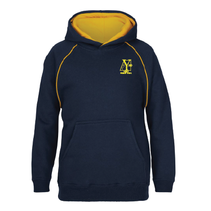 WORKWEAR, SAFETY & CORPORATE CLOTHING SPECIALISTS 3CFH-K JB's CONTRAST FLEECY HOODIE - Kids