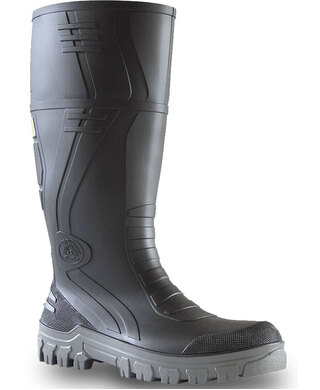 WORKWEAR, SAFETY & CORPORATE CLOTHING SPECIALISTS Jobmaster 3 Gumboots - Grey 400mm PVC 400mm Safety Toe / Midsole Gumboot