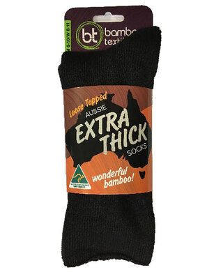 WORKWEAR, SAFETY & CORPORATE CLOTHING SPECIALISTS - Aussie Loose Top Extra Thick Socks