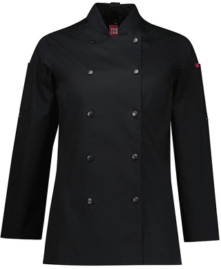 WORKWEAR, SAFETY & CORPORATE CLOTHING SPECIALISTS Womens Gusto Long Sleeve Chef Jacket