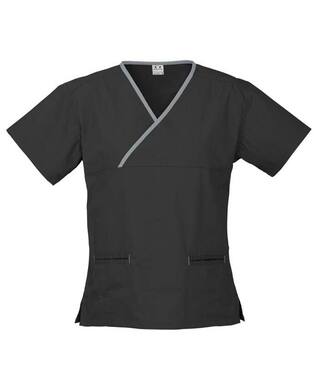 WORKWEAR, SAFETY & CORPORATE CLOTHING SPECIALISTS - Scrubs - Ladies Crossover Top