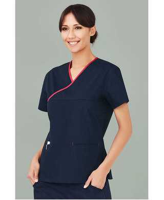 WORKWEAR, SAFETY & CORPORATE CLOTHING SPECIALISTS Scrubs - Ladies Crossover Top