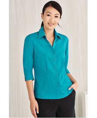 WORKWEAR, SAFETY & CORPORATE CLOTHING SPECIALISTS Oasis Ladies 3/4 Sleeve Shirt