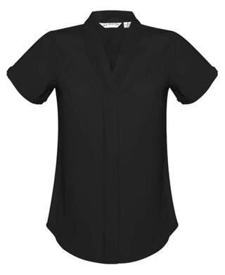 WORKWEAR, SAFETY & CORPORATE CLOTHING SPECIALISTS - Ladies Madison Short Sleeve Blouse