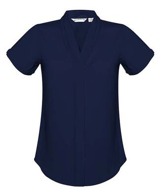 WORKWEAR, SAFETY & CORPORATE CLOTHING SPECIALISTS Ladies Madison Short Sleeve Blouse