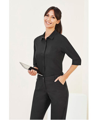 WORKWEAR, SAFETY & CORPORATE CLOTHING SPECIALISTS - Florence Womens Plain 3/4 Sleeve Shirt