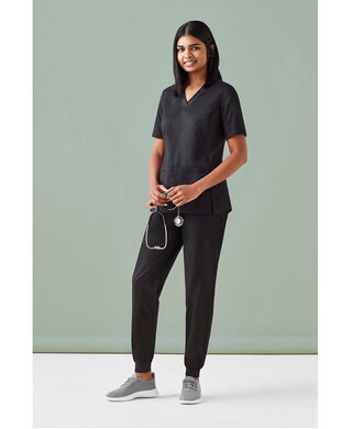 WORKWEAR, SAFETY & CORPORATE CLOTHING SPECIALISTS - Riley Womens Slim Leg Jogger Scrub Pant