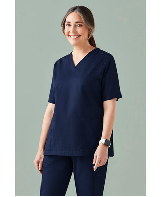 WORKWEAR, SAFETY & CORPORATE CLOTHING SPECIALISTS Tokyo Womens V-Neck Scrub Top 