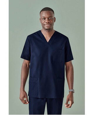 WORKWEAR, SAFETY & CORPORATE CLOTHING SPECIALISTS Tokyo Mens V-Neck Scrub Top 