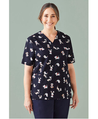 WORKWEAR, SAFETY & CORPORATE CLOTHING SPECIALISTS Best Friends Womens Scrub Top