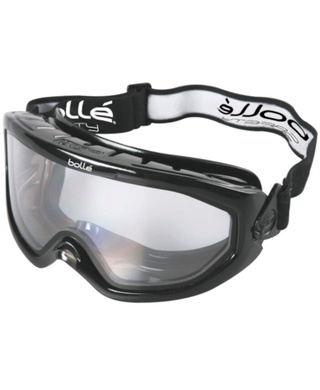 WORKWEAR, SAFETY & CORPORATE CLOTHING SPECIALISTS BLAST DUO Charcoal PVC Frame AS/AF Clear Lens - Top Vent Closed - With Foam - Goggles