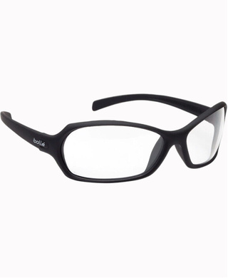 WORKWEAR, SAFETY & CORPORATE CLOTHING SPECIALISTS HURRICANE Black Frame AS/AF Clear Lens - Spectacles