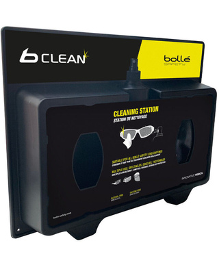 WORKWEAR, SAFETY & CORPORATE CLOTHING SPECIALISTS B-Clean B600 Plastic cleaning station with 500 ml lens cleaner (spray) + 2x200 tissues