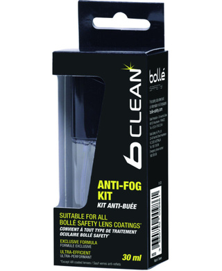 WORKWEAR, SAFETY & CORPORATE CLOTHING SPECIALISTS B200 New B-Clean Anti-Fog Kit - With 30ml Anti-Fog Solution & 1 Microfiber Cloth (Replace 1651200)