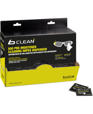 WORKWEAR, SAFETY & CORPORATE CLOTHING SPECIALISTS B500 B-Clean Dispenser - With 500 Cleaning Tissues/Wipes