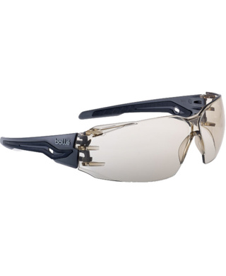 WORKWEAR, SAFETY & CORPORATE CLOTHING SPECIALISTS SILEX+ Grey / Black Temples Platinum AS/AF CSP Lens