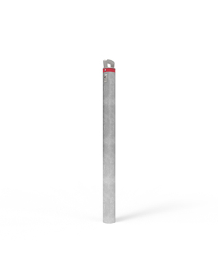 WORKWEAR, SAFETY & CORPORATE CLOTHING SPECIALISTS - Cam-lok Removable Bollard 90mm Premium Lock - Galvanised