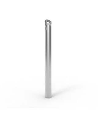 WORKWEAR, SAFETY & CORPORATE CLOTHING SPECIALISTS - Cam-lok Removable Bollard 90mm Premium Lock - 316 Stainless Steel with Handle