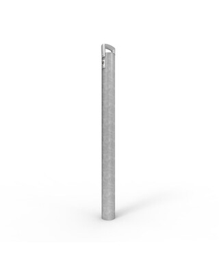 WORKWEAR, SAFETY & CORPORATE CLOTHING SPECIALISTS - Cam-lok Removable Bollard 90mm Economy Lock - Galvanised