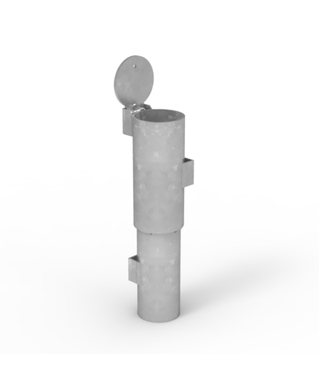 WORKWEAR, SAFETY & CORPORATE CLOTHING SPECIALISTS - Cam-lok Removable Bollard 90mm New Concrete Sleeve