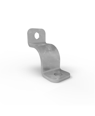 WORKWEAR, SAFETY & CORPORATE CLOTHING SPECIALISTS - Ball Fence Toe Board Corner Clamp - Galvanised