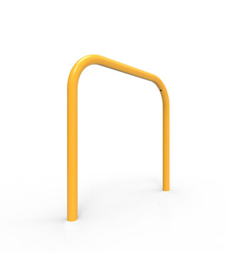 WORKWEAR, SAFETY & CORPORATE CLOTHING SPECIALISTS - Bike Rail Rounded 850 x 800mm Below Ground - Galvanised and Powder Coated