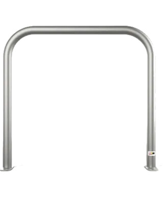 WORKWEAR, SAFETY & CORPORATE CLOTHING SPECIALISTS - Bike Rail - Style 2 Surface Mounted 316 Stainless Steel