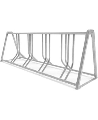 WORKWEAR, SAFETY & CORPORATE CLOTHING SPECIALISTS - Bike Rack - Schoolies 8 Bike - Galvanised