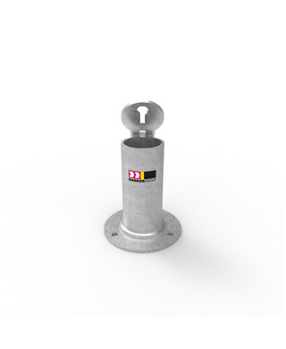 WORKWEAR, SAFETY & CORPORATE CLOTHING SPECIALISTS - Sleeve-lok Removable Bollard 63mm Holder - Surface Mounted