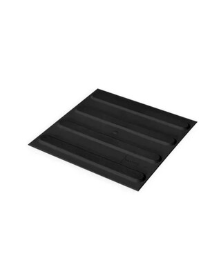 WORKWEAR, SAFETY & CORPORATE CLOTHING SPECIALISTS Directional Tactile Pad 300 x 300mm - Black TPU