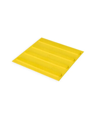 WORKWEAR, SAFETY & CORPORATE CLOTHING SPECIALISTS Directional Tactile Pad 300 x 300mm - Yellow TPU