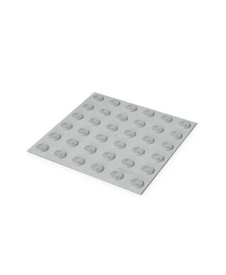 WORKWEAR, SAFETY & CORPORATE CLOTHING SPECIALISTS Warning Tactile Pad 300 x 300mm - Grey TPU