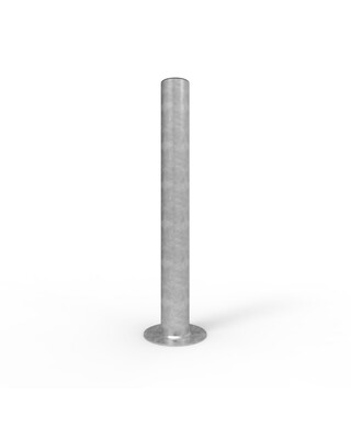 WORKWEAR, SAFETY & CORPORATE CLOTHING SPECIALISTS - Bollard 114mm Surface Mounted Economy - Galvanised