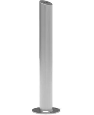 WORKWEAR, SAFETY & CORPORATE CLOTHING SPECIALISTS - Bollard 140mm Surface Mounted - Galvanised and Custom Colour