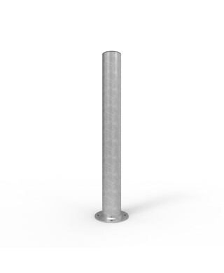 WORKWEAR, SAFETY & CORPORATE CLOTHING SPECIALISTS - Bollard 140mm Surface Mounted Economy - Galvanised