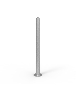 WORKWEAR, SAFETY & CORPORATE CLOTHING SPECIALISTS - Bollard 63mm Surface Mounted Economy - Galvanised