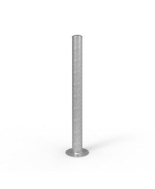 WORKWEAR, SAFETY & CORPORATE CLOTHING SPECIALISTS - Bollard 90mm Surface Mounted Economy - Galvanised