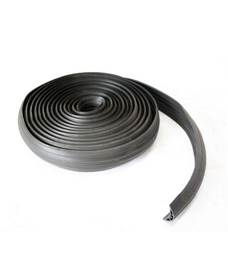 WORKWEAR, SAFETY & CORPORATE CLOTHING SPECIALISTS - Cable Cover 64 x 11mm x 9m - Black