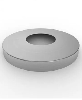 WORKWEAR, SAFETY & CORPORATE CLOTHING SPECIALISTS - Base Cover to suit 168mm Bollard - 316 Stainless Steel