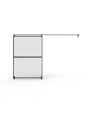 WORKWEAR, SAFETY & CORPORATE CLOTHING SPECIALISTS - De-Fence Double Height Sliding Gate - 1425mm Opening