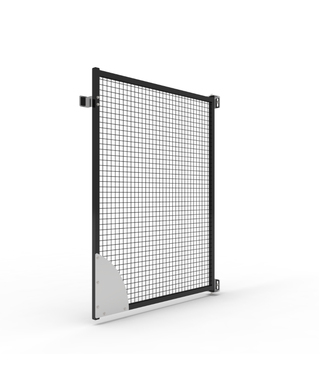 WORKWEAR, SAFETY & CORPORATE CLOTHING SPECIALISTS - De-Fence Single Height Swing Gate - 925mm Opening