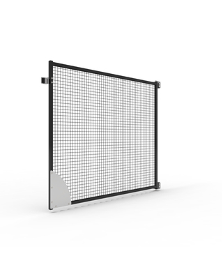 WORKWEAR, SAFETY & CORPORATE CLOTHING SPECIALISTS - De-Fence Single Height Swing Gate - 1425mm Opening