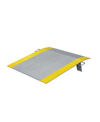 WORKWEAR, SAFETY & CORPORATE CLOTHING SPECIALISTS - Dock Plate 1220 x 1220mm - Aluminium