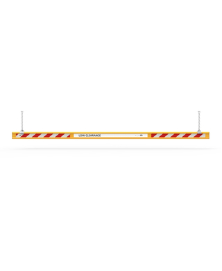 WORKWEAR, SAFETY & CORPORATE CLOTHING SPECIALISTS Height Bar 4m - Powder Coated Aluminium