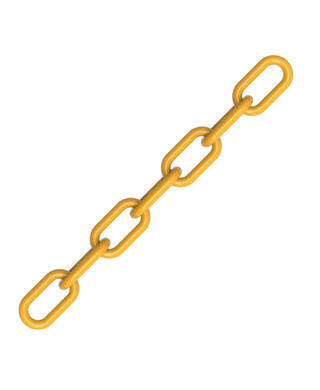 WORKWEAR, SAFETY & CORPORATE CLOTHING SPECIALISTS - Chain 6mm - Galvanised and Powder Coated Safety Yellow