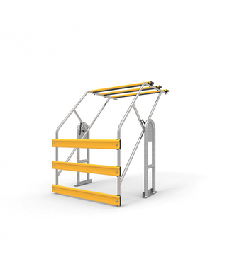 WORKWEAR, SAFETY & CORPORATE CLOTHING SPECIALISTS - Mezzanine Roll Over Gate 1500 x 1500